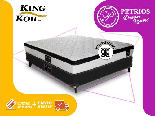 Sommier  Resortes Pocket Ness King Koil 140x190