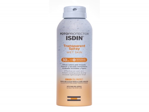 Fotoprotector Isdin Transparent Spray Wet Skin SPF 50+ X 250 Ml