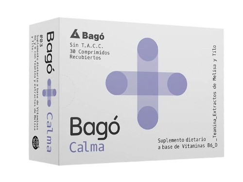 Suplemento Dietario Bagó+ Calma 30 Comprimidos