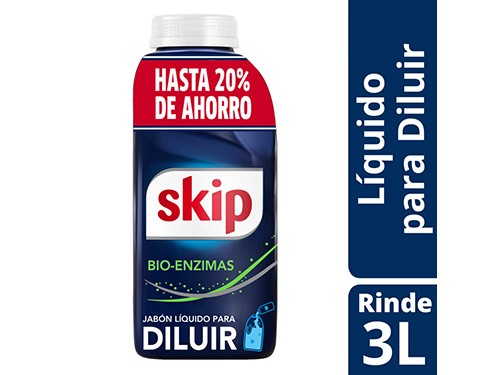 Jabon Liquido para Diluir Bioenzimas Botella Skip x 500 cc.