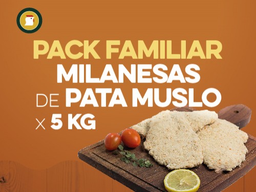 Pack Familiar Milanesas de PATAMUSLO x 5 kg