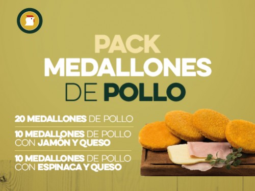 Pack Medallones de Pollo