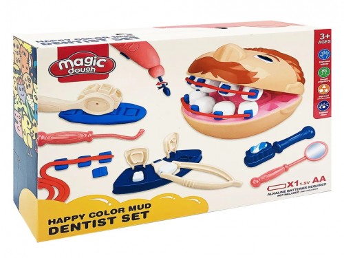 Juego Masas Para Modelar Set Dentista Incluye Accesorios