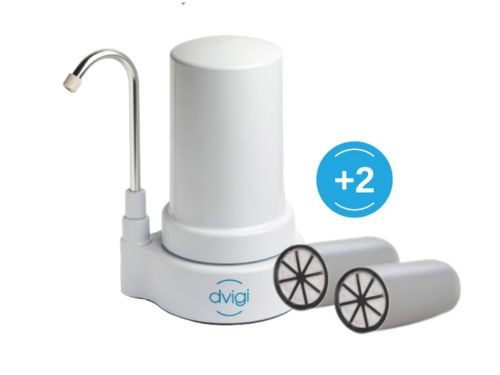 Purificador de Agua COMPACT Blanco + 2 Repuestos DVIGI