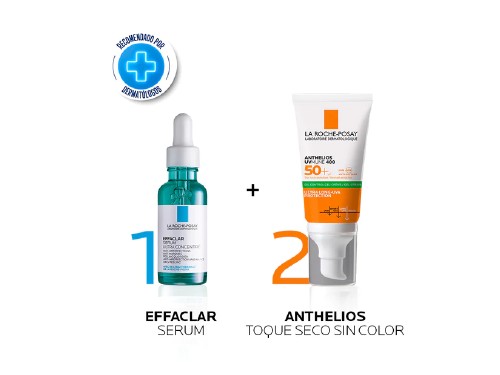 Combo Effaclar Serum + Anthelios Toque Seco S/C