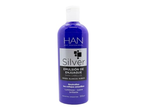 Han Silver Shampoo + Acondicionador Matizador Rubios Grises