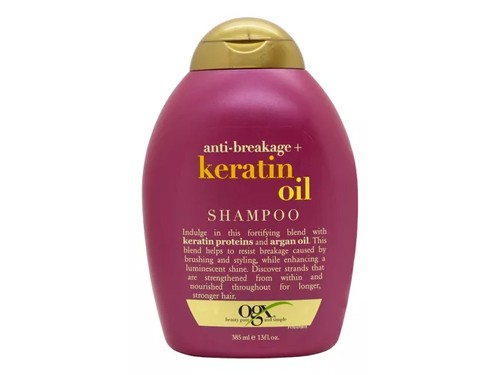 Ogx Keratin Oil Shampoo Cabello Quebradizo Keratina X 385ml