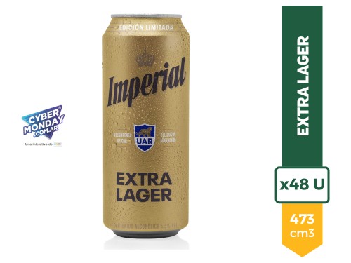 Cerveza Imperial Lager 473cc Pack x 48