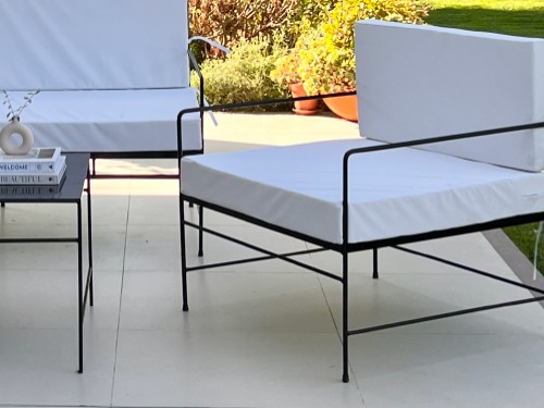 Juego de jardin completo XL exterior modelo camastros con mesa