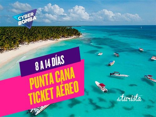 Verano 2024 - Ticket aéreo a Punta Cana , en cuotas sin interes.