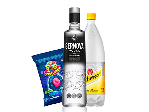 Combo Vodka Sernova Evolution Tonic