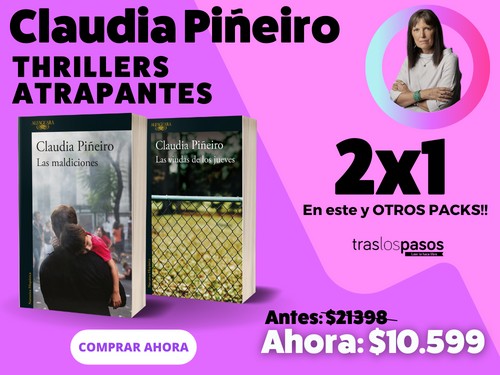 PACK 2X1 EN LIBROS DE CLAUDIA PIÑEIRO