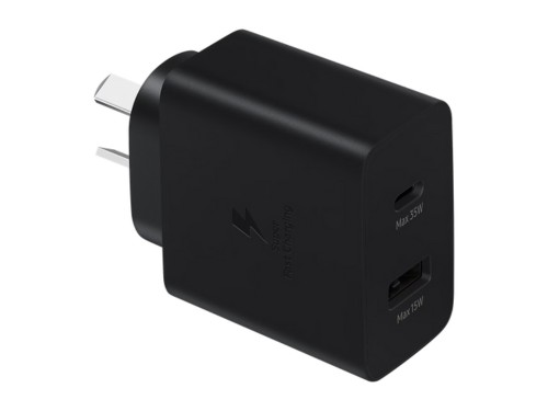 SAMSUNG CARGADOR ULTRA FAST CHARGE DUO 35W-15W SIN CABLE EP-TA220NBEGA