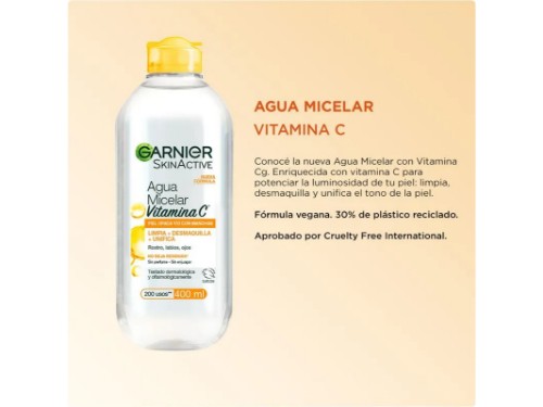 Garnier Agua Micelar Con Vitamina C 400 Ml