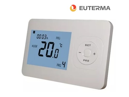 Radiador Eléctrico EUTERMA Aluminio Blanco 2000W Termostato inalámbr.