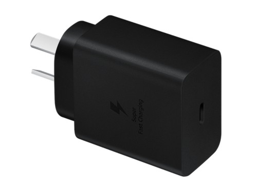 SAMSUNG CARGADOR FAST CHARGE USB-C 15W NEGRO SIN CABLE EP-T1510NBSGAR