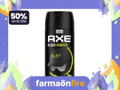AXE - Desodorante bodyspray aerosol black remixed 150 ml