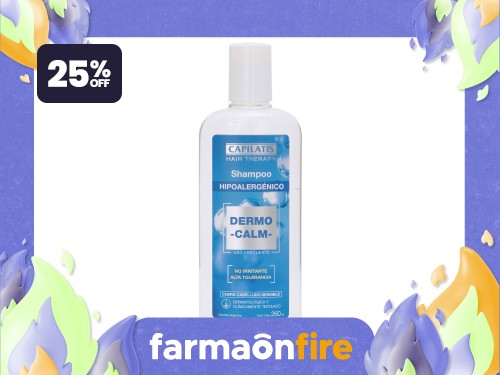 CAPILATIS - Shampoo dermo-calm hipoalergenico 260 ml