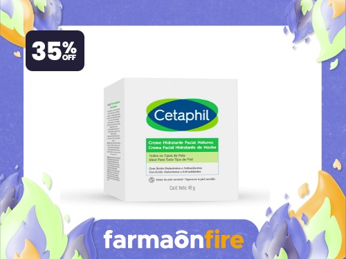 CETAPHIL - Crema hidratante de noche con ácido hialurónico 48 gr
