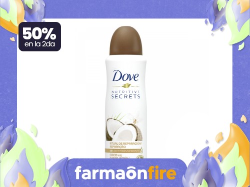 DOVE - Desodorante antitranspirante coco 87 gr