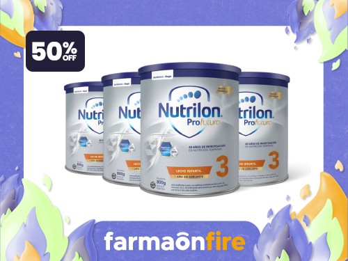 NUTRILON - Pack fórmula láctea profutura 3 (4 latas de 800 grs)