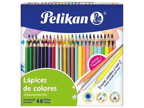 Lápices de colores Pelikan | 48 colores