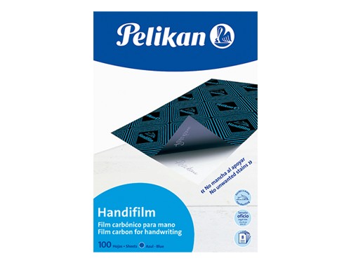 Film carbónico Pelikan Handifilm | azul (x 100 hojas)