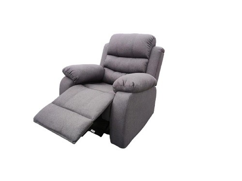 SILLON RECLINABLE 1 CUERPO BEVERLY GRIS