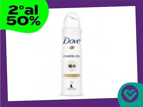 Desodorante Antitranspirante Invisible Dry Dove x150ml