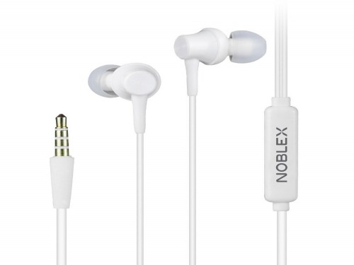 Auricular Noblex In Ear con Microfono HP05WP Blanco