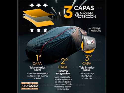 Funda Antigranizo Cubre Auto Cobertor Impermeable Premium Dinamic