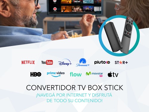 Convertidor Smart Tv Stick Nictom 2gb Ram + Control Remoto