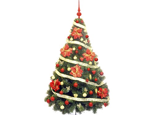 Árbol Navidad Premium 1,80m + Kit 60 Pzas Cybermonday Sheshu