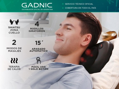 Masajeador Gadnic Wings Portátil Terapia de Calor 4 Nodos 2 Modos