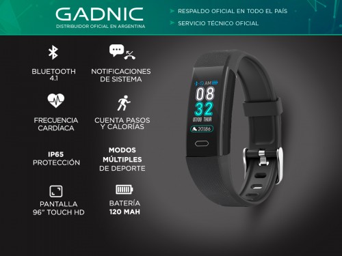 Smartband Gadnic B5 Watch Bluetooth Waterproof Ip65
