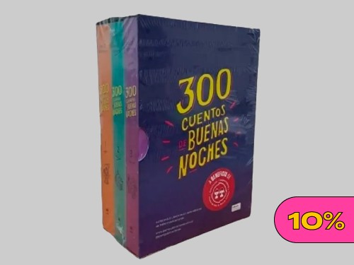 300 cuentos de Buenas Noches - Boxset 3 libros - A partir de 6 años