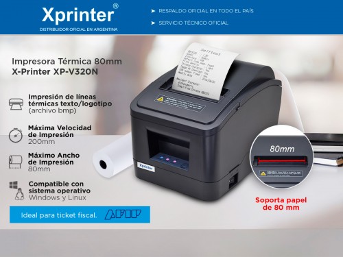 Impresora Térmica 80 mm Comandera X-Printer XP-V320N