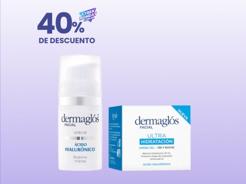 Kit Facial Dermaglós Serum + Crema Gel Ultra Hidratacion