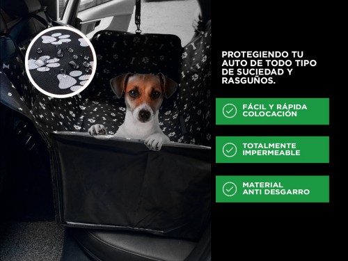Funda Protectora Para Auto Gadnic PMAT1 Para Mascotas Impermeable