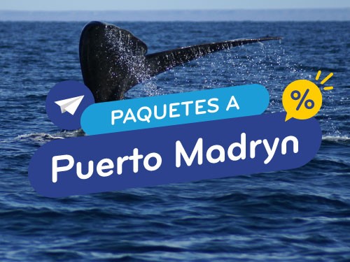Paquete en oferta a Puerto Madryn. Vuelo + Hotel. Argentina