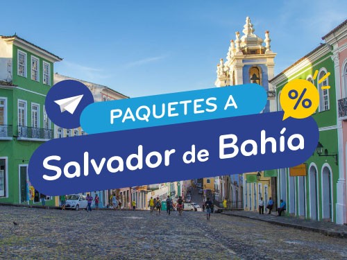Paquete en oferta a Salvador de Bahia. Vuelo + Hotel. Brasil