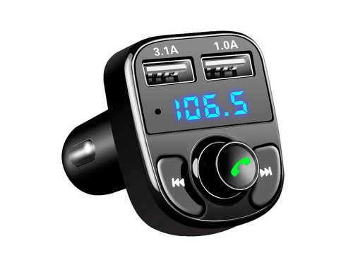 Transmisor Bluetooth Auto Usb Gadnic Microfono Radio Fm Sd