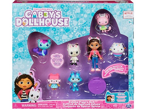 Gabby's Dollhouse, set de 7 figuras de juguete y accesorios sorpresa