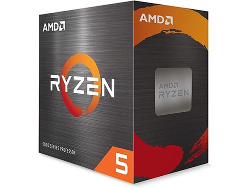 Procesador de escritorio AMD Ryzen 5 5600X de 6 núcleos y 12 hilos.