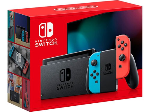 Nintendo Switch, Neon Blue and Neon Red, 6.2' LCD screen, 32GB