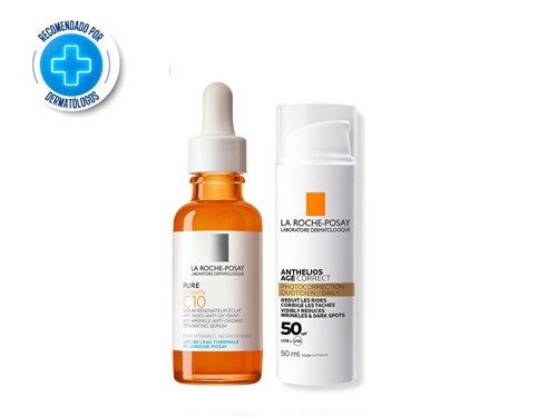 Kit LRP Serum Pure Vitamin C +Anthelios Age Correct Fps 50
