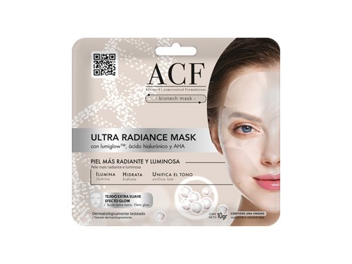 ACF Máscara Facial Ultra Radiance Mask Con Ácido Hialurónico