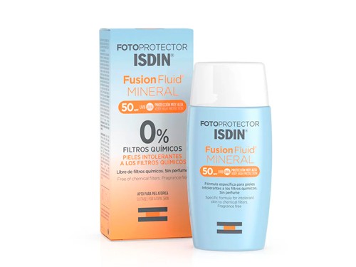 Isdin Fotoprotector Fps 50+ Mineral Fluido Pieles intol 50ml