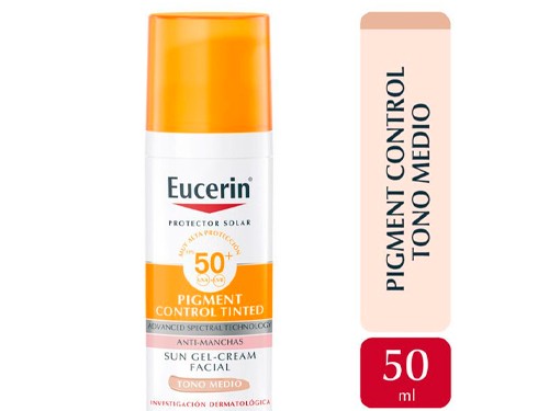 Eucerin Sol Control Pigmentacion Facial F50 Tono Medio 50g