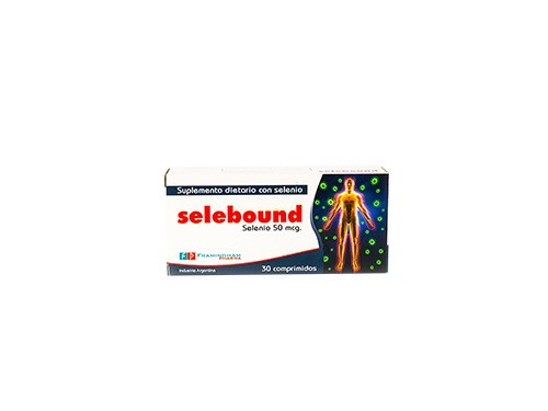 Suplemento Selebound Selenio 50 mg x 30 Comprimidos